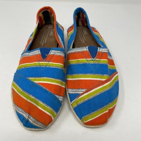 TOMS Multicolor Flats SZ 6 - Picture 3 of 9